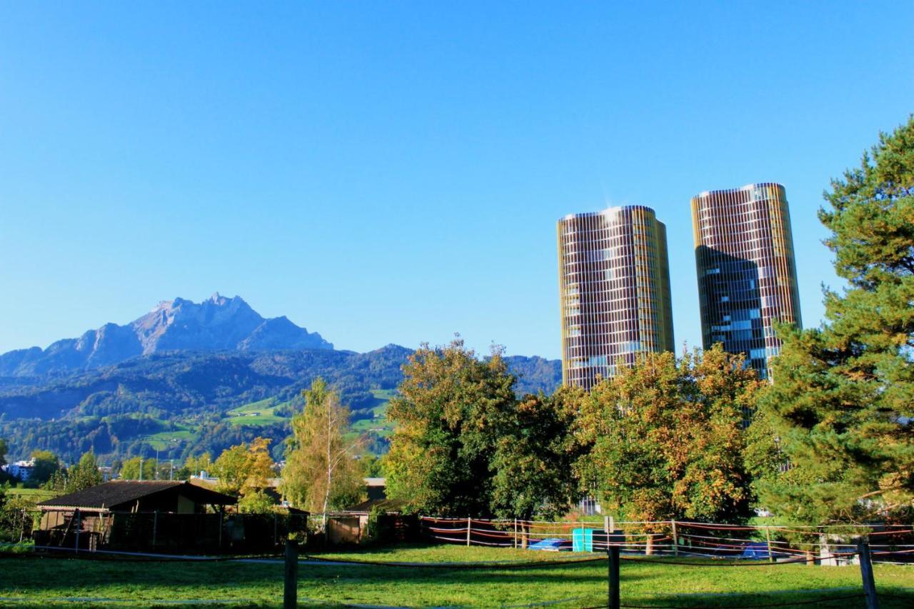HITrental Allmend Comfort Studios Luzern Exteriör bild